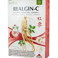 Laptisor de Matca cu Ginseng Rosu si Vitamina C Realgin-C 20 fiole Bipole