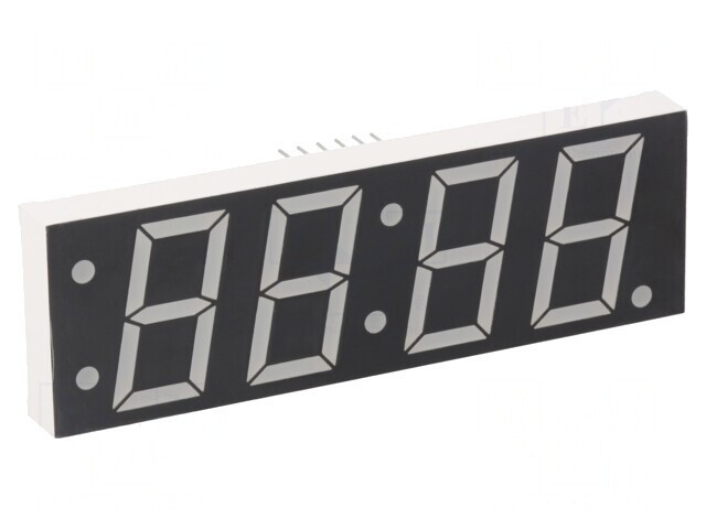 Afișaj LED 7 Segmente 24mm 4 Digiti Galben-Verde
