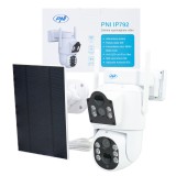Cumpara ieftin Resigilat : Camera supraveghere video PNI IP792 dual lens 2MP + 2MP, panou solar 3