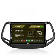 Navigatie Jeep Compass (2016+), Android 12, E-Octacore 2GB RAM + 32GB ROM, 10.1 Inch - AD-BGE10002+AD-BGRKIT287