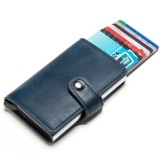 Portofel RFID iUni P2, 10 carduri, Albastru