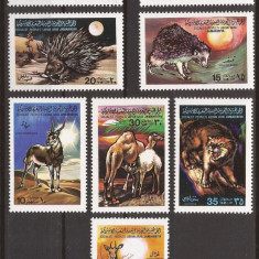 LIBIA 1979 FAUNA ( serie dantelata ) MNH