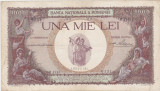 ROMANIA 1000 LEI 1939 SUPRATIPAR VF
