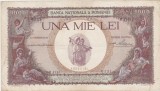 Romania 1000 Lei 1939 Supratipar VF - Bancnota Romaneasca Rara