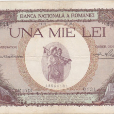 ROMANIA 1000 LEI 1939 SUPRATIPAR VF