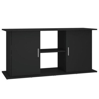 Gossi suport pentru acvariu, negru, 121x41x58 cm, lemn prelucrat foto