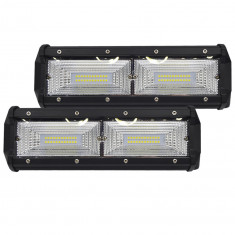 Set 2 proiectoare LED, 144W cu 48 de led-uri