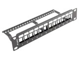 Patch Panel LANBERG Negru 12 Porturi, 10" Rack Standard