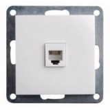 Top priza telefon Rj11, alba