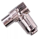 Mufa TV Mama Metalica Nichelata, Unghi 90 Grade, Tip F