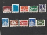 ROMANIA 1973 LP 837 UZUALE I MONUMENTE SERIE MNH