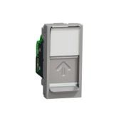 Priza RJ45 CAT6 UTP 1M Schneider Noua Unica aluminiu NU341430