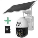 Camera Supraveghere cu Panou Solar si Cartela SIM, 5MP, 3G/4G + Card Micro SD