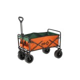 Cărucior Camping Pliabil FLO 90181, 100kg, Roți 360&deg;, Oxford 600D, M&acirc;ner Telescopic, Buzunare, 91x56x100cm
