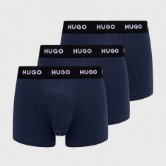 HUGO boxeri (3-pack) bărbați, culoarea bleumarin 50469786