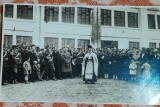 Carte Postala: Patriarhul Miron Cristea, Procesiune Religioasa Interbelica, BOR, 14x9cm, Alb Negru, Neutilizata