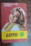 C9 8 - 1983 - Calendar de buzunar - reclama Loto - pronosport