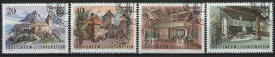 Liechtenstein 1981 - castelul Gutenberg, serie stampilata foto