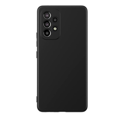 Husa protectie compatibila cu samsung galaxy a53 5g, ultra silm, silicon htpmag, camera superprotect, interior din microfibra, negru 32.422 foto