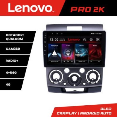 Navigatie Ford Ranger Mazda BT50 2007-2012 Lenovo Kit-RANGER 8 core QLED 2K 4+64 360 Android Waze USB Navigatie Internet Youtube Radio v1 CarStore Tec foto