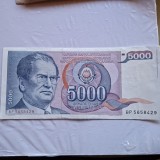 Iugoslavia 5000 dinari 1985