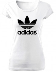 Tricou de dama alb Adidas Originals COD D033 foto