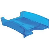 Cumpara ieftin Tavita documente A4 transparenta PP Green2Desk Albastru