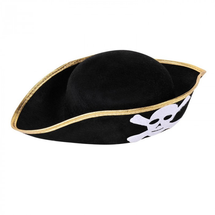 Palarie pentru copii Halloween Pirates Hat, model pirat, 3 ani+