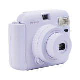 Camera foto color instant, Popoto M12, blitz integrat, compatibila Fuji Instax Mini 62 x 46 mm, oglinda selfie, mov