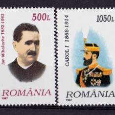 RO 1997 , LP 1444 ," Pers. II- Oameni politici " , serie ,MNH