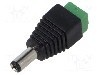 Conector alimentare DC, {{Tensiune nominala}}, {{Numarul de pini}} pini, seria {{Seria producatorului}}, 5,5/2,5mm. NINIGI - PC-2.5-TB