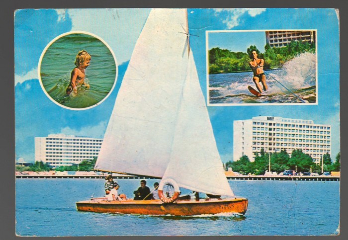 CPIB 19073 CARTE POSTALA - MAMAIA, VEDERE DE PE LAC, MOZAIC
