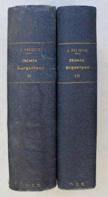 TRAITE DE CHIMIE GENERALE , ANALYTIQUE , INDUSTRIELLE ET AGRICOLE , CHIMIE INNORGANIQUE , TOMES II - III par J. PELOUZE et E. FREMY , 1861 foto