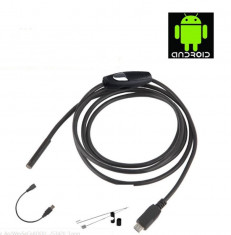 Camera Endoscopica Inspectie 2 in 1 Android PC Usb - Micro USB 2Mt - 79AG foto