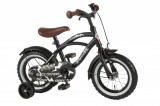 Bicicleta pentru baieti Volare Black Cruiser, 12 inch, culoare negru mat, frana... Cod:21201