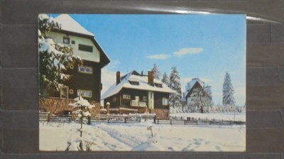 RSR - PREDEAL- CIOPLEA - PEISAJ DE IARNA - CIRCULATA, TIMBRATA. foto