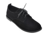 Pantofi EPICA negri, 39715, din piele intoarsa