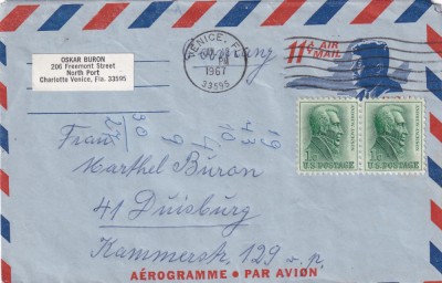 FILATELIE TEMATICA - PLIC USA TEMATICA AVION AVIOANE AVIATIE AIRMAIL AEROGRAMA foto