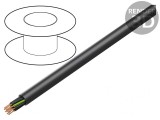 Cablu Electric Rotund H07RN-F 12G2,5mm2 Negru 450/750V