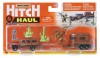 MATCHBOX HITCH&amp;HAUL SET 2 VEHICULE MBX RODEO 1988 JEEP WAGONEER MBX PONY TRAILER SCARA 1:64