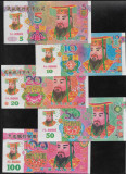 Cumpara ieftin Set Hell banknote China 5 + 10 + 20 + 50 + 100 bani funerari ancestor money, Asia