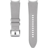 Curea smartwatch Samsung Hybrid Leather Band pentru Galaxy Watch4 20mm S/M, Silver