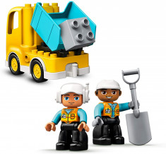 LEGO DUPLO CAMION SI EXCAVATOR PE SENILE 10931 foto