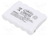 Acumul: Ni-MH AA 6V 1500mAh urechi pentru lipire 71x15x52mm
