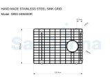 Gratar protectie chiuveta SanDonna GRID HD6050R, 60x50