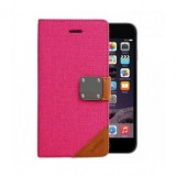 Husa Flip Astrum FC MATTE BOOK Apple iPhone 6/6s Plus Pink, iPhone 6 Plus, Cu clapeta, Vinyl