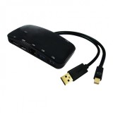 Docking station Mini Displayport la 2 x USB 3.0, 1 x DP, 1 x HDMI, 1 x RJ45 LAN Gigabit, Value 12.99.1041*