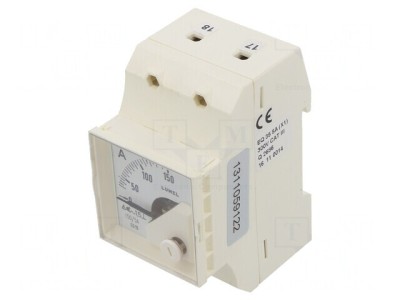 Ampermetru True RMS pentru Şină DIN 0-150A Clasa 1.5 foto