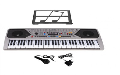 Orga electronica 61 clape, argintiu, 7Toys foto