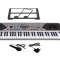 Orga electronica 61 clape, argintiu, 7Toys
